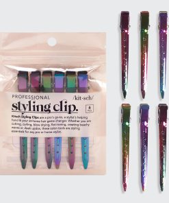 Iridescent Styling Hair Clips 6pc Set