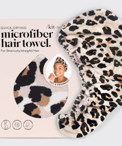 Microfiber Hair Towel - Leopard