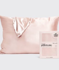 Satin Pillowcase in Blush 2 Pack Bundle