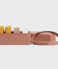 4-Compartment Travel Case - Terracotta