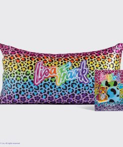 Lisa Frank x Kitsch King Satin Pillowcase in Rainbow Leopard - King