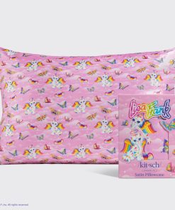 Lisa Frank x Kitsch Satin Pillowcase in Angel Kitty?