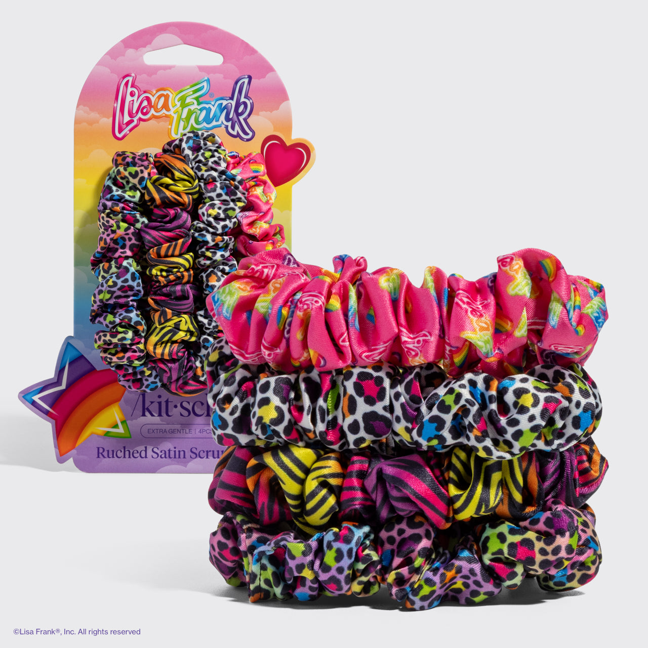 503486-LisaFrankxKitsch-RuchedSatinScrunchies-4pc-RainbowLeopard-hero-1280x1280px.jpg