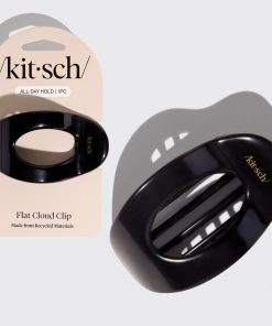 Black Flat Cloud Clip - Medium