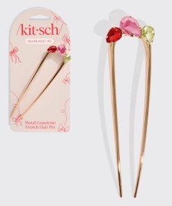 Gemstone French Hair Pin