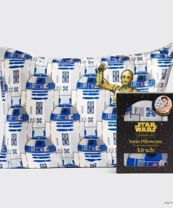Star Wars? & Kitsch Satin Pillowcase?in R2-D2 & C-3PO