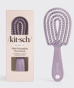 Soft Violet Detangling Flexi Brush - Mini