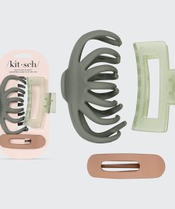Recycled Plastic Assorted Claw Clip 3pc - Octopus Claw Clip