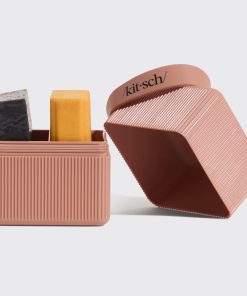2-Compartment Travel Case - Terracotta