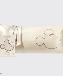 Kitsch x Mickey and Minnie Satin Pillowcase in Mr. Mouse - King
