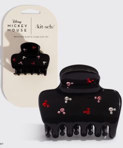 Kitsch x Mickey and Minnie Cloud Claw Clip in Black Rhinestone