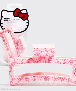 Kitsch x Hello Kitty Jumbo Claw Clip in Pink Kitty Faces