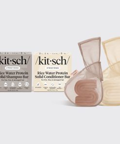 Rice Water Shampoo & Conditioner Combo + Bar Saver Bags Bundle