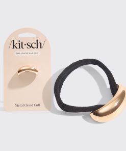 Gold Metal Cloud Cuff - Small