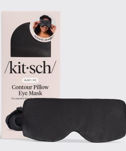 Charcoal Contour Pillow Eye Mask