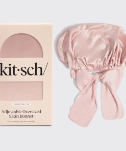 Blush Oversized Satin Bonnet