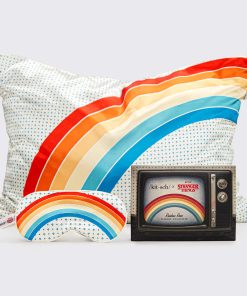 Stranger Things X Kitsch Rainbow Room Pillowcase + Eye Mask 2pc Set